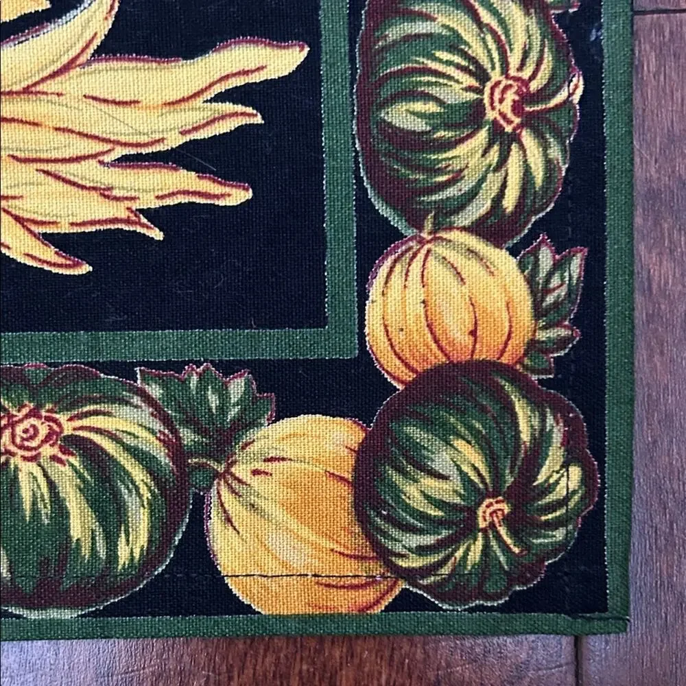 April Cornell for Sur La Table Autumn Harvest Pumpkin Placemats, Set of 6